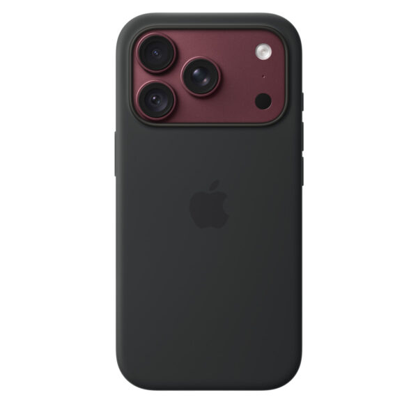 iPhone 18 Pro Silicone Case with MagSafe Black iPhone 18 Pro Silicone Case with MagSafe in Black