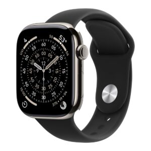Apple Watch Series 11, Natural Titanium case