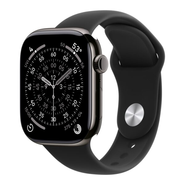 Apple Watch Series 11, Slate Titanium case