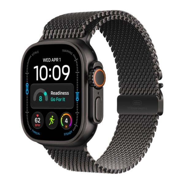 Apple Watch Ultra 4, Black Titanium case
