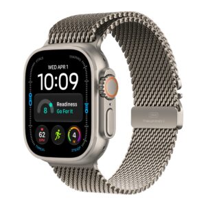 Apple Watch Ultra 4, Natural Titanium case