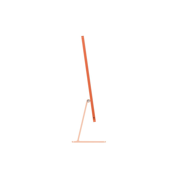 iMac 24-inch (M4) in Orange, side