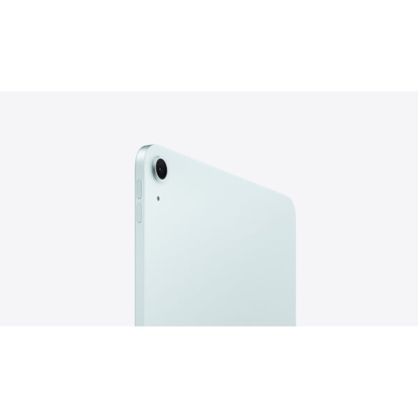 iPad Air 11-inch (M4) in Blue, camera close-up