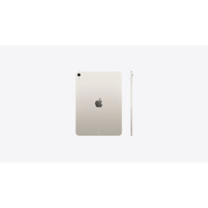 iPad Air 11-inch (M4) in Starlight, back and side