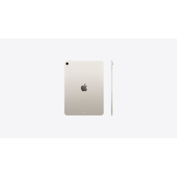 iPad Air 11-inch (M4) in Starlight, back and side