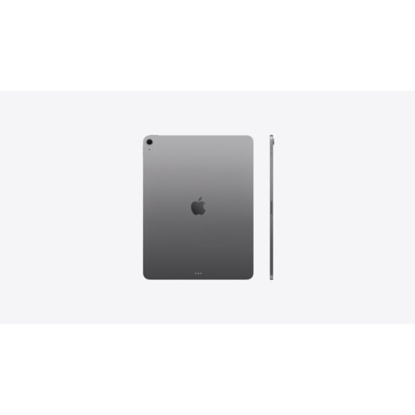 iPad Air 13-inch (M4) in Space Gray, back and side