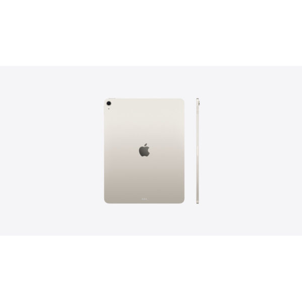 iPad Air 13-inch (M4) in Starlight, back and side