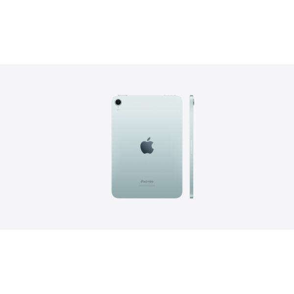 iPad mini (A17 Pro) in Blue, back and side