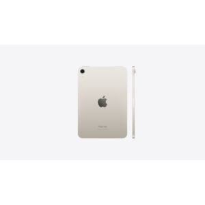 iPad mini (A17 Pro) in Starlight, back and side