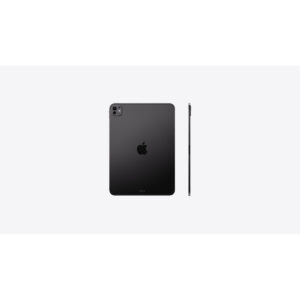 iPad Pro 11-inch (M5) in Space Black, back and side