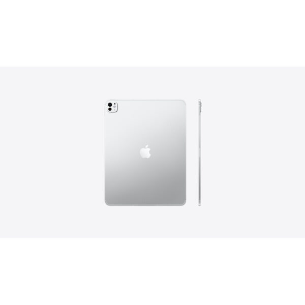 iPad Pro 13-inch (M5) in Silver, back and side