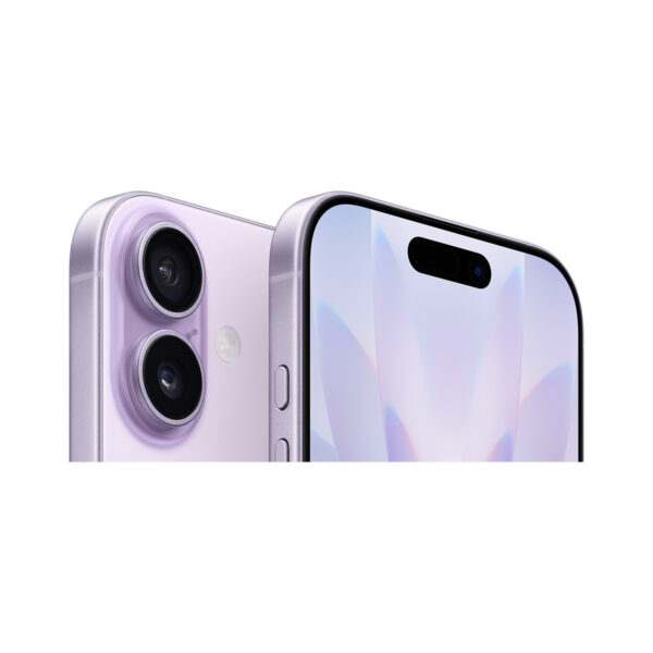iPhone 17 in Lavender, back and front