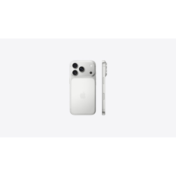 iPhone 17 Pro in Silver, back and side