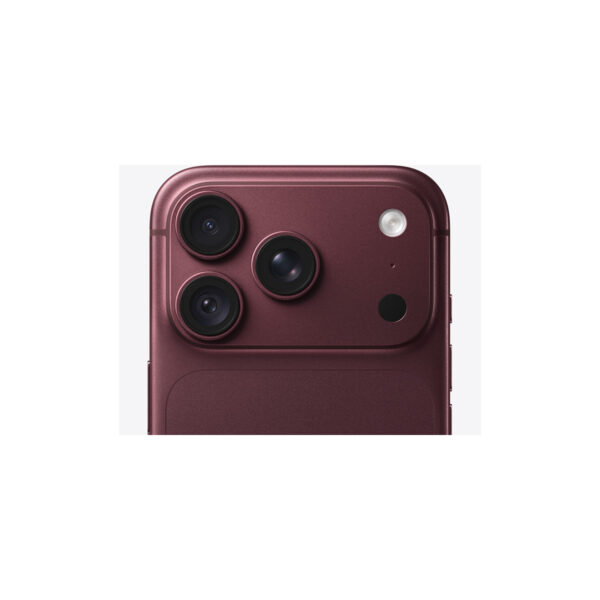 iPhone 18 Pro in Burgundy, camera close-up