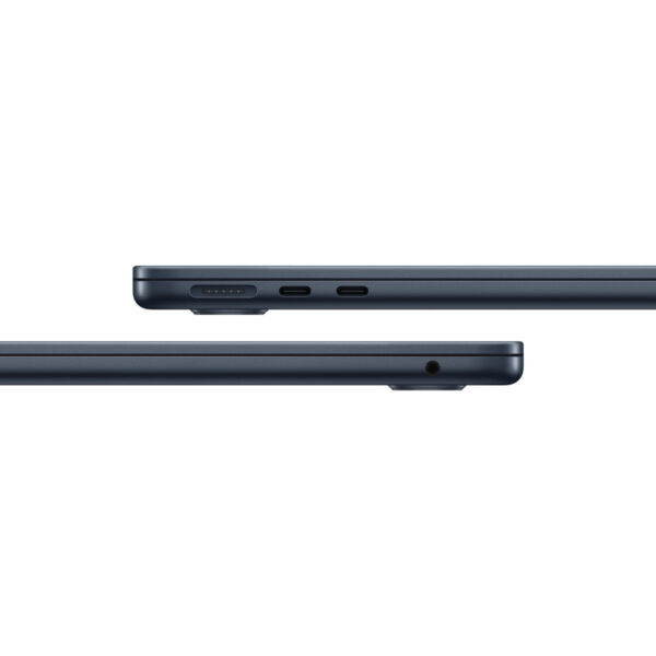 MacBook Air 13-inch (M4) in Midnight, side ports