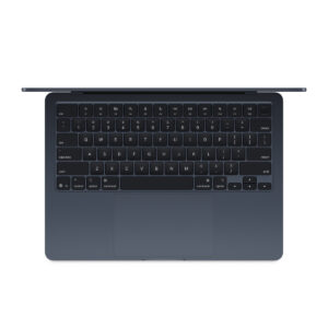MacBook Air 13-inch (M5) in Midnight, keyboard view