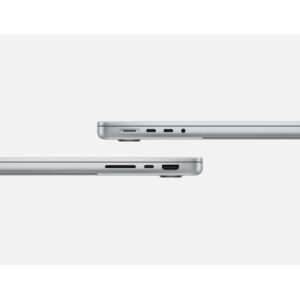 MacBook Pro 14-inch (M5, M5 Pro, M5 Max) in Silver, side ports