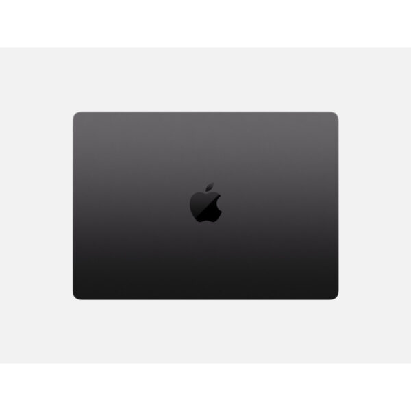 MacBook Pro 14-inch (M5, M5 Pro, M5 Max) in Space Black, lid closed