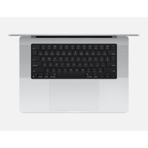 MacBook Pro 16-inch (M5 Pro, M5 Max) in Silver, keyboard view
