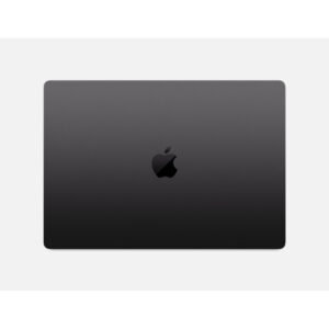 MacBook Pro 16-inch (M5 Pro, M5 Max) in Space Black, lid closed